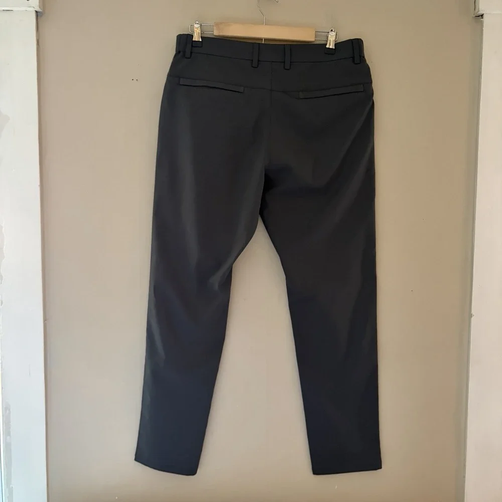 Jack Archer Mens Jetsetter Tech Pants Size 33x30 Gray Performance Golf Preppy